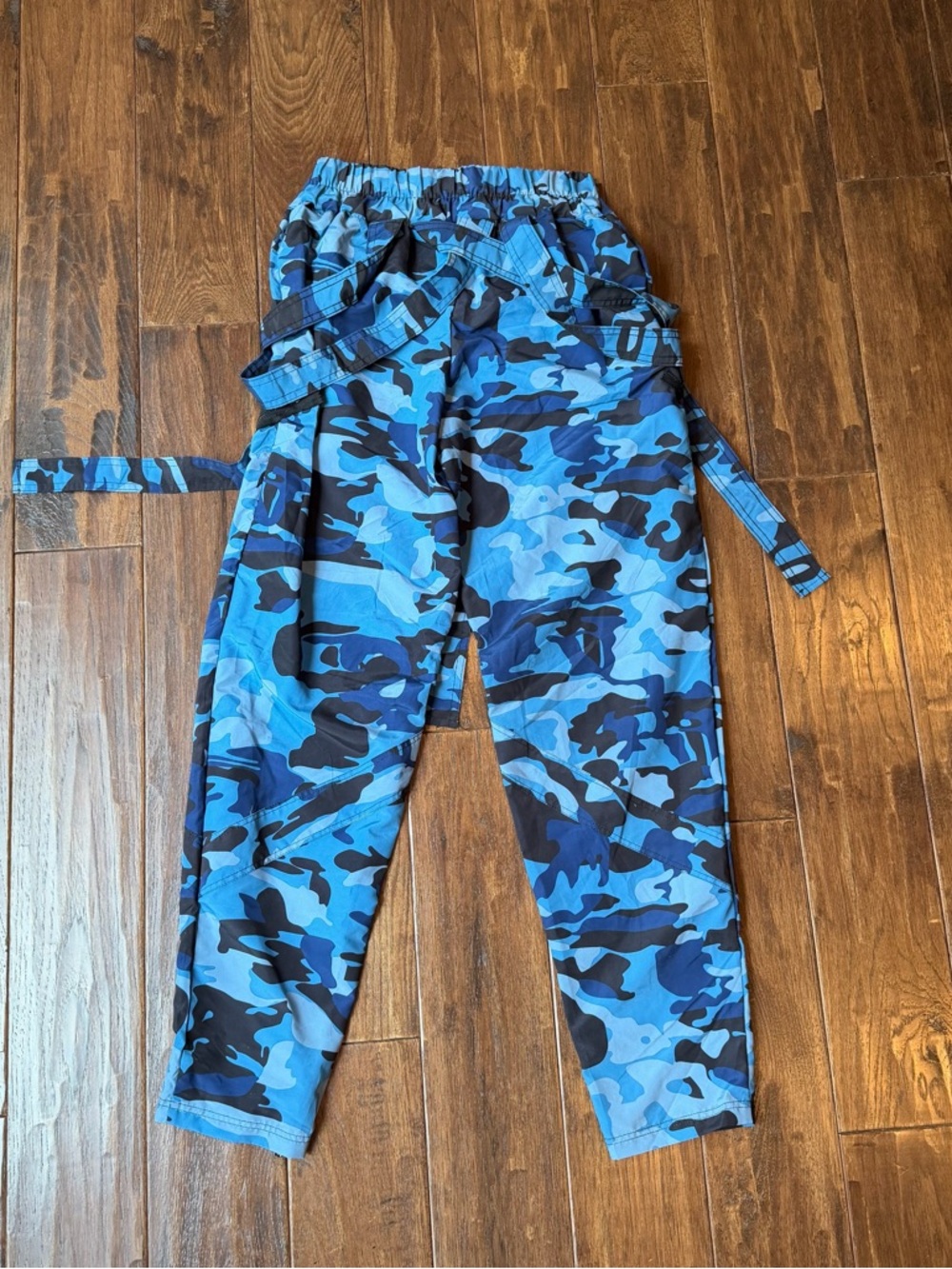 Balera Dance wear Blue Camo High-Waisted Utility Joggers - Picture 7 of 7